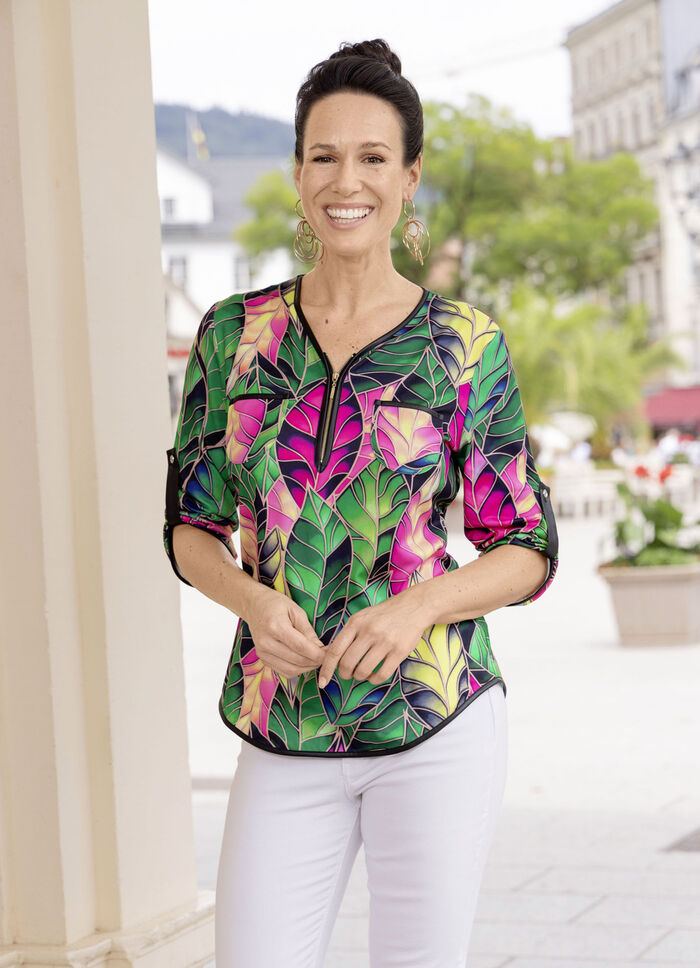 Skjorttunika med br&ouml;stfickor 