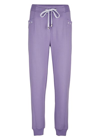 Byxor i joggingbyxstil 