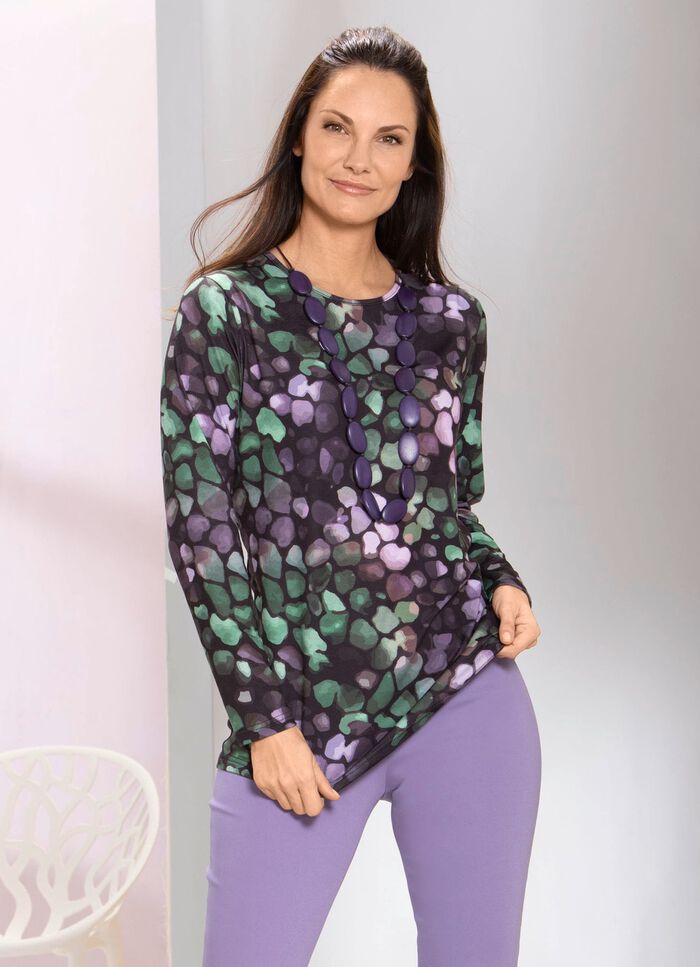 Fantastisk skjorta med rund halsringning 