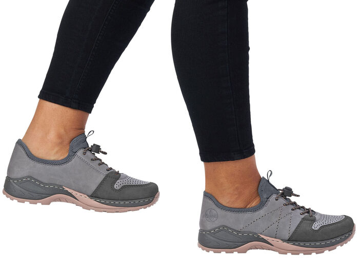 Rieker sneakers med avtagbar MemoSoft textilinlägg, 