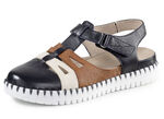 ELENA EDEN sandal gjord av kornigt nappaläder, 