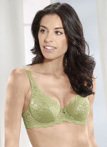 Triumph Amourette bygel-bh tillverkad av fin elastisk spets PISTAZIE