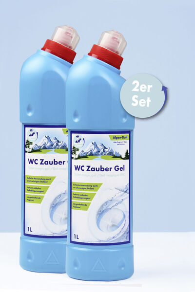 Captain Clean toalett magisk gel 2 stycken 