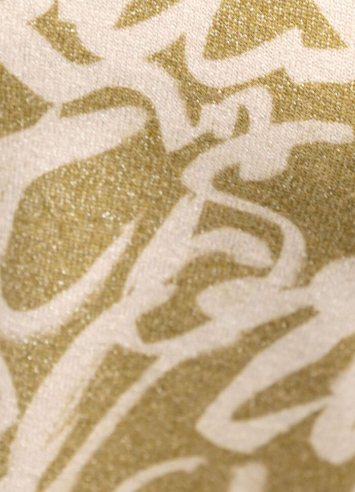 Finstickad tröja med glitter, 