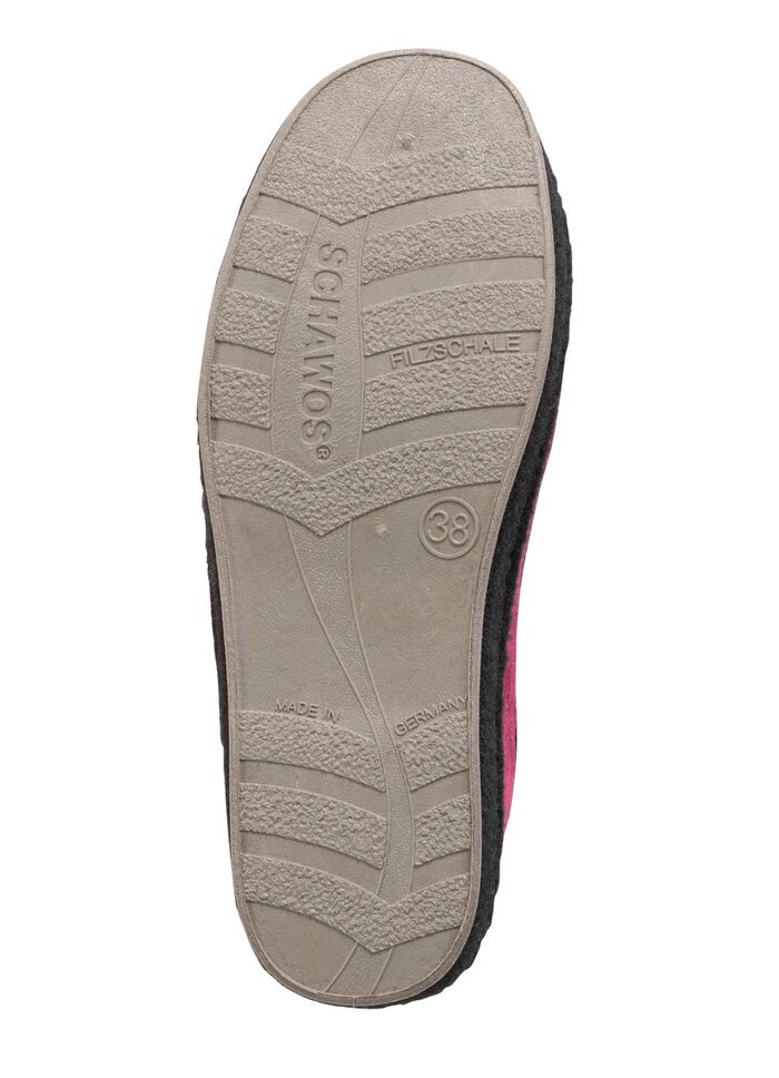 Velourtofflor som andas BORDEAUXSVART