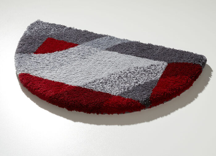 Supermjukt badrumsset från Grund GRÅ-RÖD