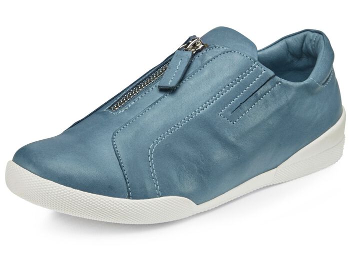 Andrea Conti tofflor med praktisk dragkedja BLEU