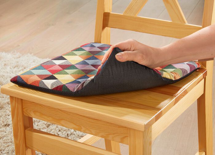 Sittdynor, set om 2, med halkskyddande bel&auml;ggning 