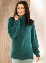 Tröja i riskornstickad 