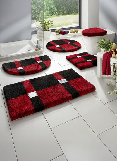 Halvcirkelformad matta 