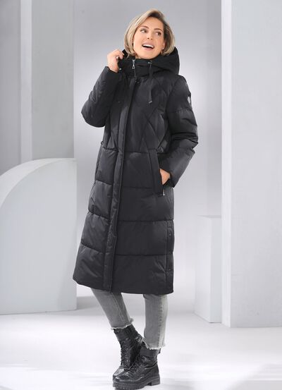 Dunkappa med fast huva 