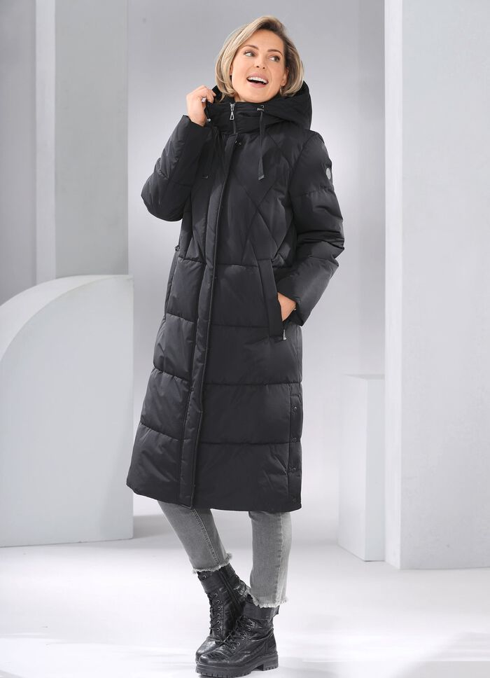 Dunkappa med fast huva 