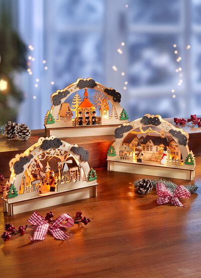 Miniljusb&aring;gar, set om 3 