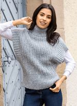 Pullover med alpacka inneh&aring;ll 