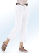 Jeans culottes i 5-ficksform VIT