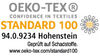 BADERsv_SE1Logo_OEKO_TEX_9409234_Hohenstein