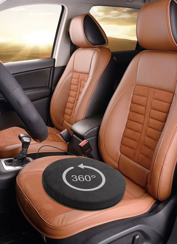 Relaxvital vridbar sittdyna med v&auml;rmefunktion 