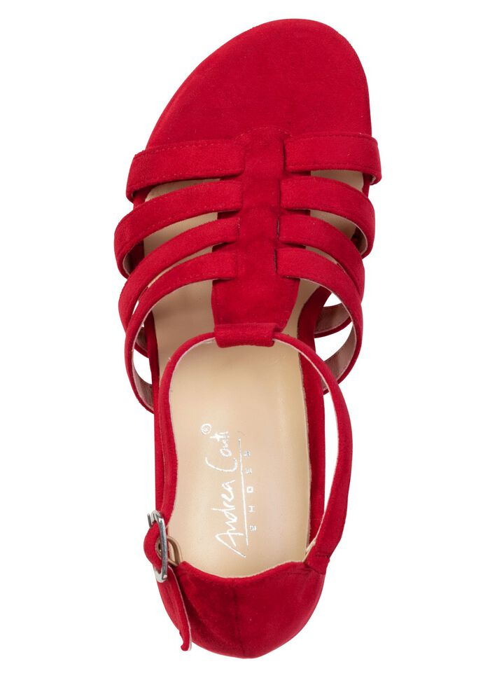 Andrea Conti, moderiktiga damsandaler, vidd G, med res&aring;rband ROT