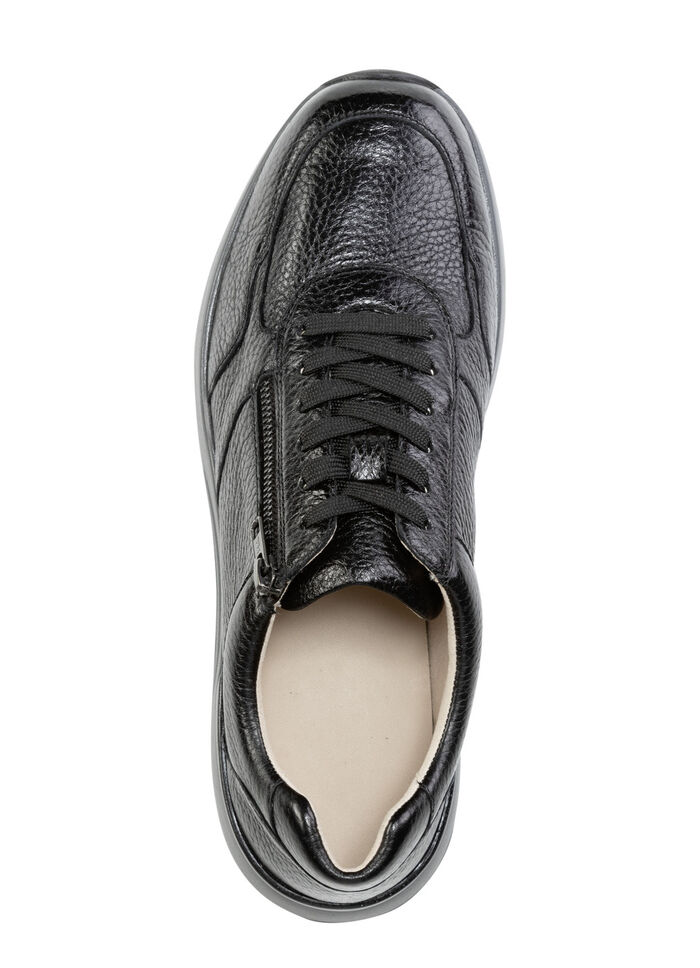 GINO GALANTE, klassiska herrsneakers med dragkedja, 