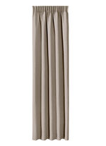 Energisnåla mörkläggningssjalar i linnelook BEIGE