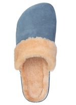 Mubb, varma damtofflor, bredd H, med lammskinn JEANS