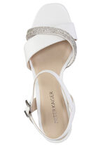 Peter Kaiser sandaler med strass WEISS