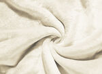 Supermysig filt i teddyfleece-kvalitet CREME