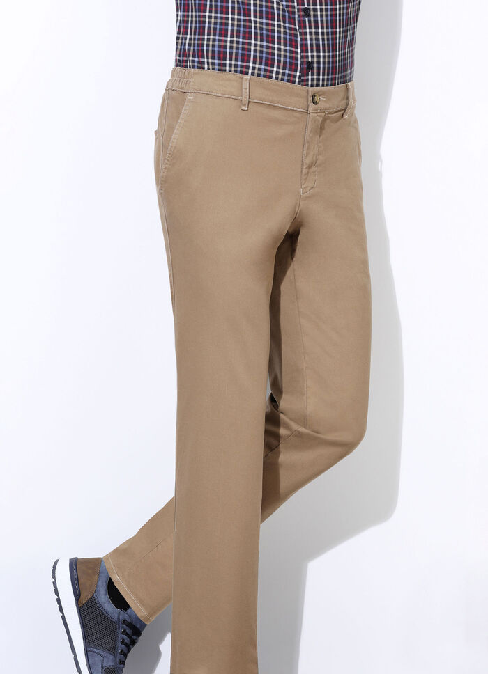 "Francesco Botti" byxor i 3 färger CAMEL
