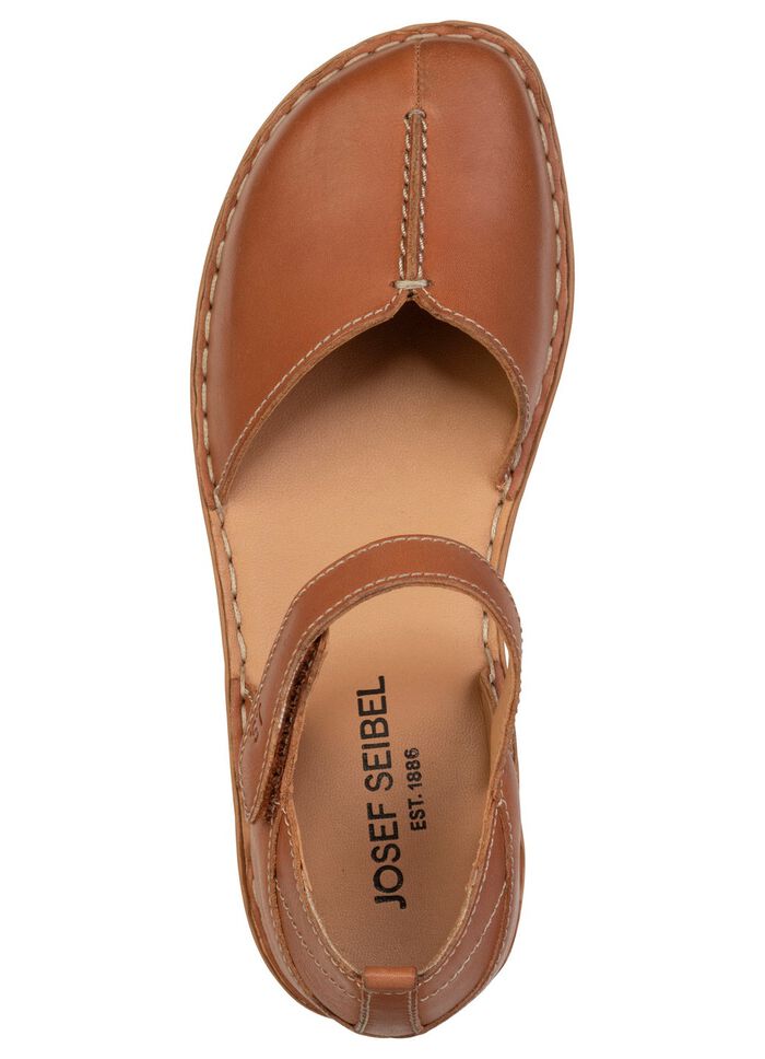 Josef Seibel, l&auml;tta damsandaler, vidd G, med kardborrekn&auml;ppning 