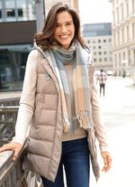 Quiltad v?st med 2-v?gs dragkedja 