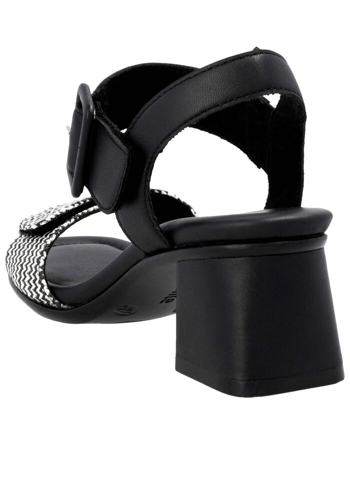 Remonte sandal med fl&auml;tade detaljer 