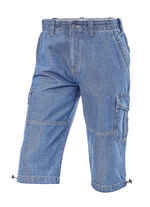 Denim Bermudashorts med cargofickor i 3 färger, 