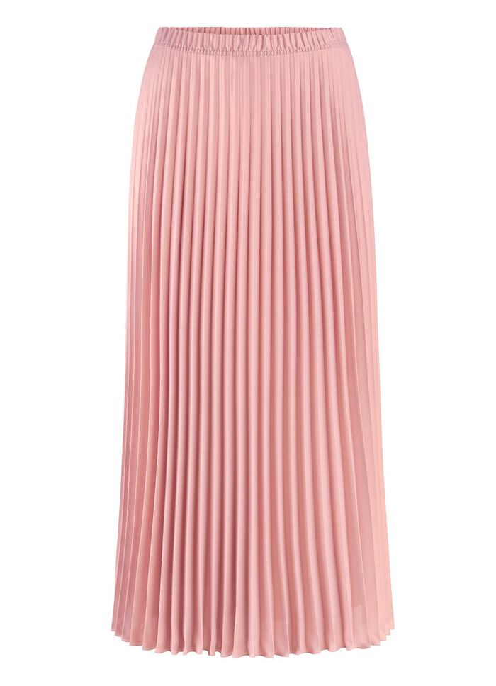 Subtilt skimrande veckad kjol 