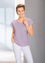 Tunika med rund halsringning 