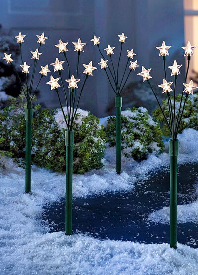 Stj&auml;rnstavar med timerfunktion, set med 4 st 