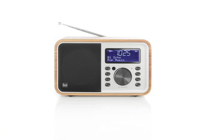 Dubbel DCR-51 digital radio i trädesign 