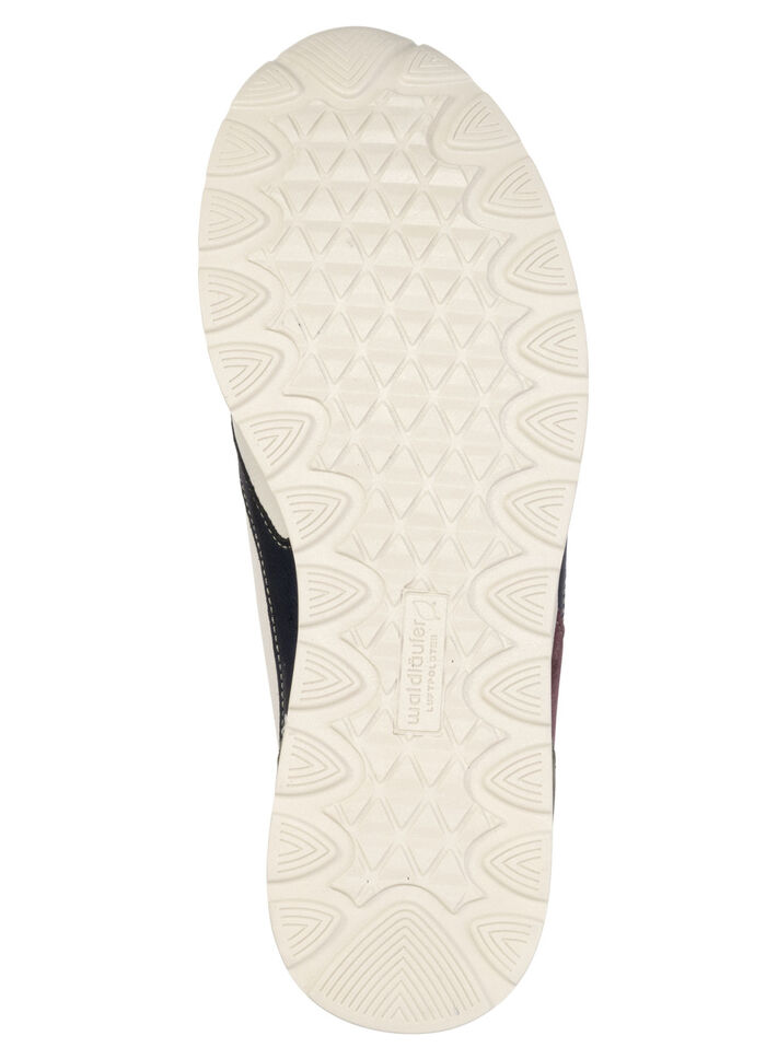 Waldläufer, trendiga damsneakers, bredd H, med uttagbar fotbädd, 