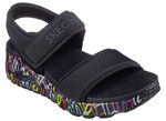 SKECHERS sandal av vadderat textilmaterial, 