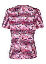 Skjorta i en moderiktig tryckmix 