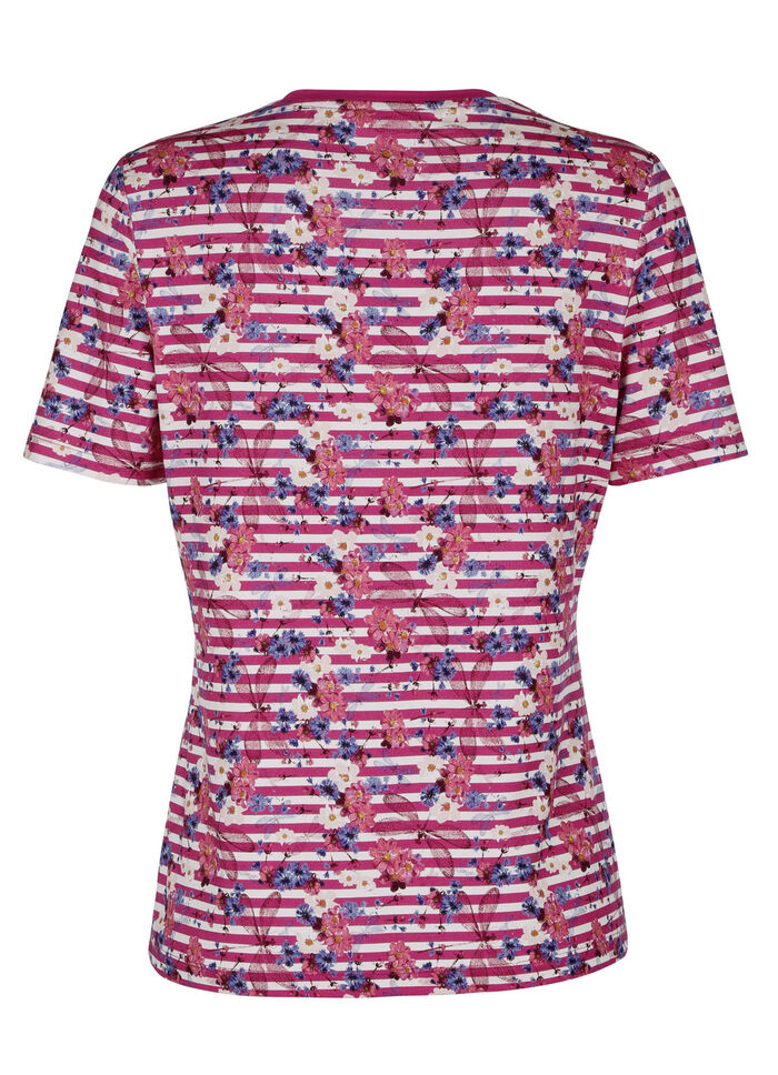 Skjorta i en moderiktig tryckmix 