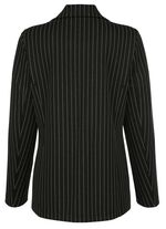 kavaj med randig design 