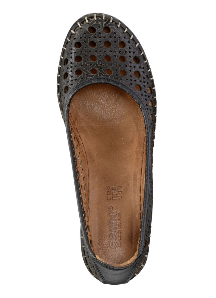 Gemini pumps gjorda av nappaläder JEANS BLÅ