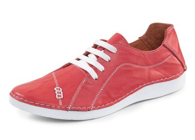 ELENA EDEN sn&ouml;rsko med skrynklig struktur och dekorativa s&ouml;mmar 