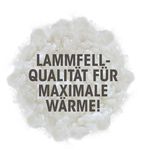 Plyschiga tofflor i mocka-look 