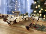 värmeljushållare "Wooden Train" 