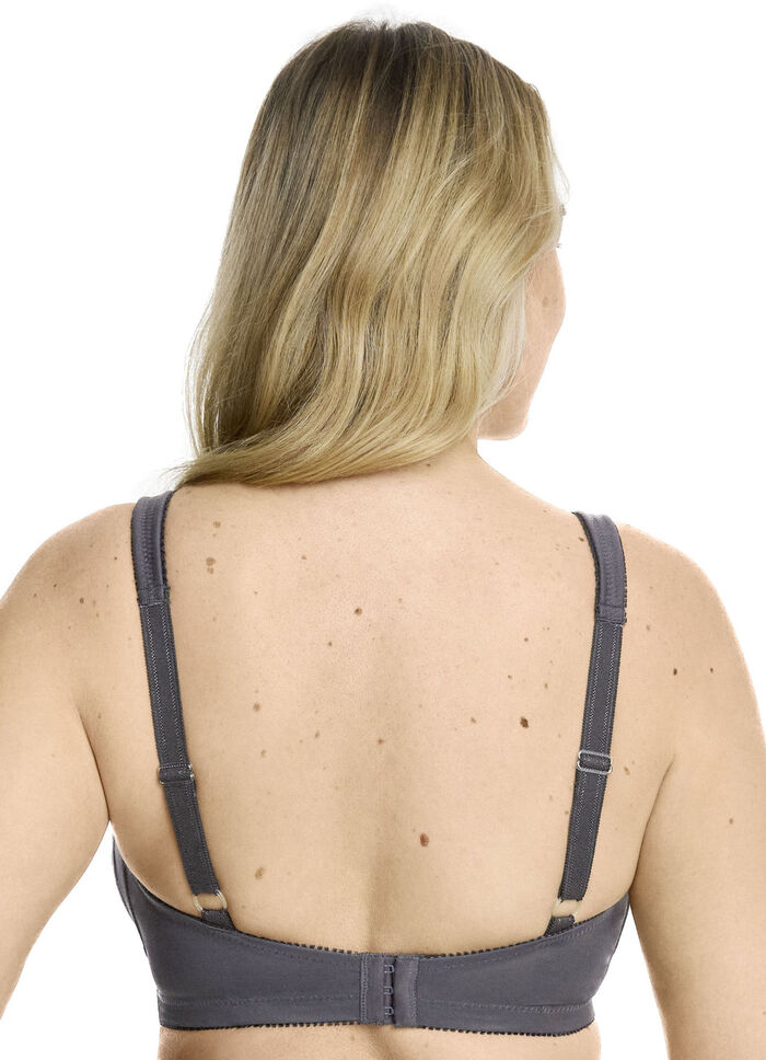 Tvåpack bh med spetsinlägg 1X GRAFIT, 1X PUDER