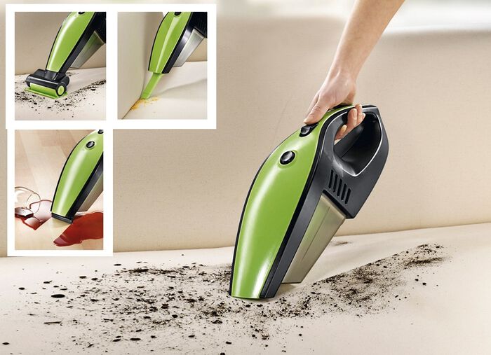 Sladdl&ouml;s handdammsugare med vridbart turbomunstycke 