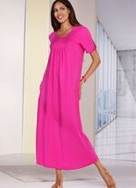 Nattlinne, ankell&aring;ngt och plisserat 