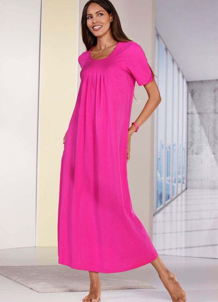 Nattlinne, ankell&aring;ngt och plisserat 