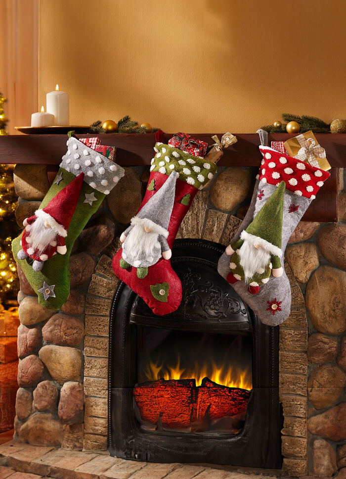 Tomtens strumpa, set om 3 